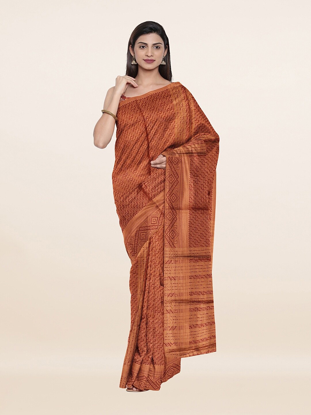 

Pothys Women Maroon Sarees