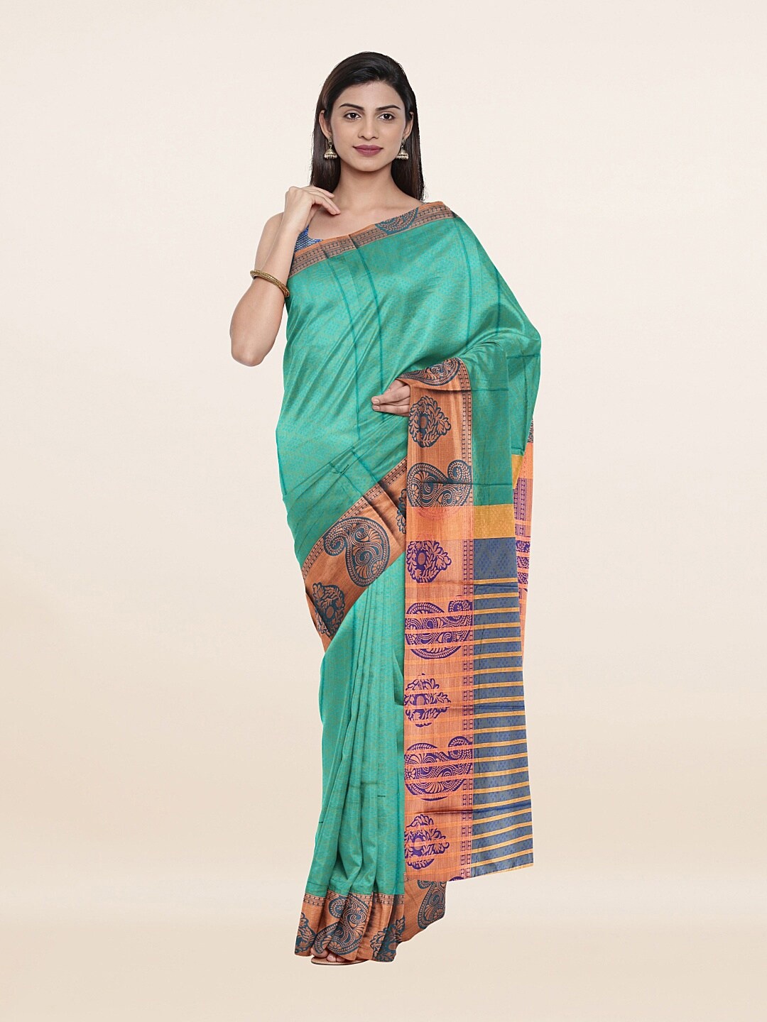 

Pothys Women Green Sarees