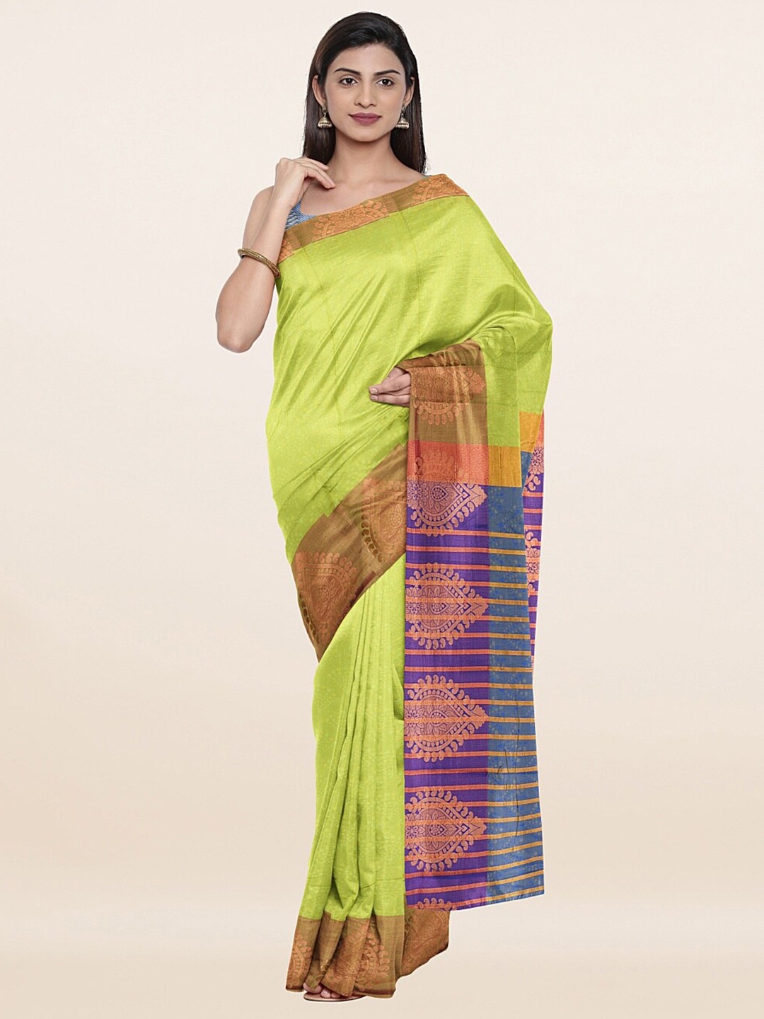 

Pothys Women Green Sarees