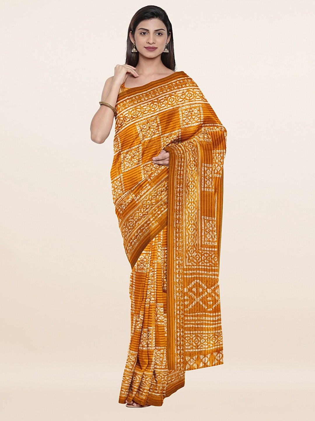 

Pothys Women Mustard Sarees