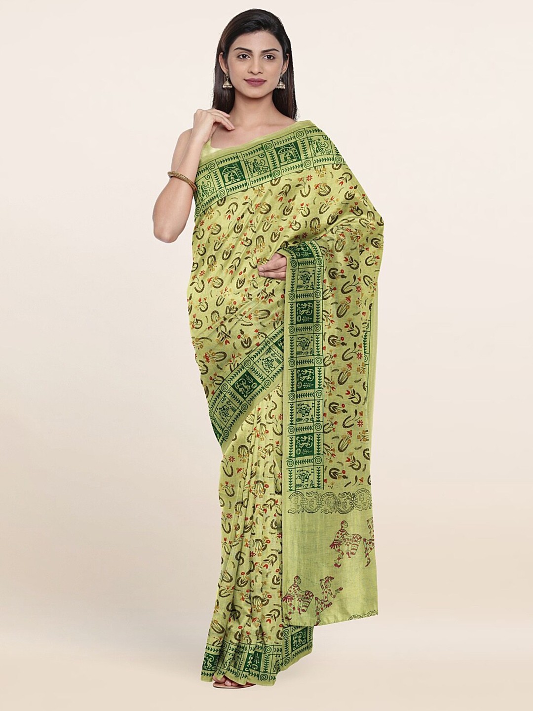 

Pothys Women Green Sarees