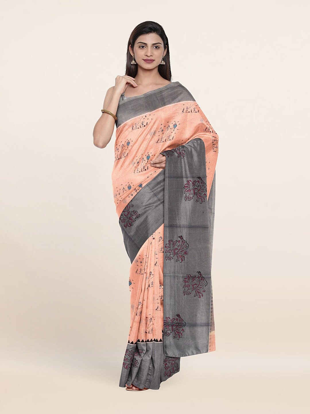 

Pothys Women Mauve Sarees