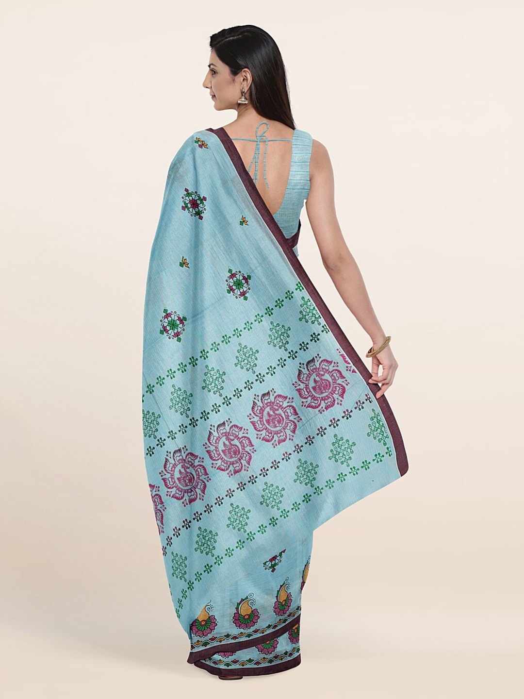 

Pothys Women Blue Sarees
