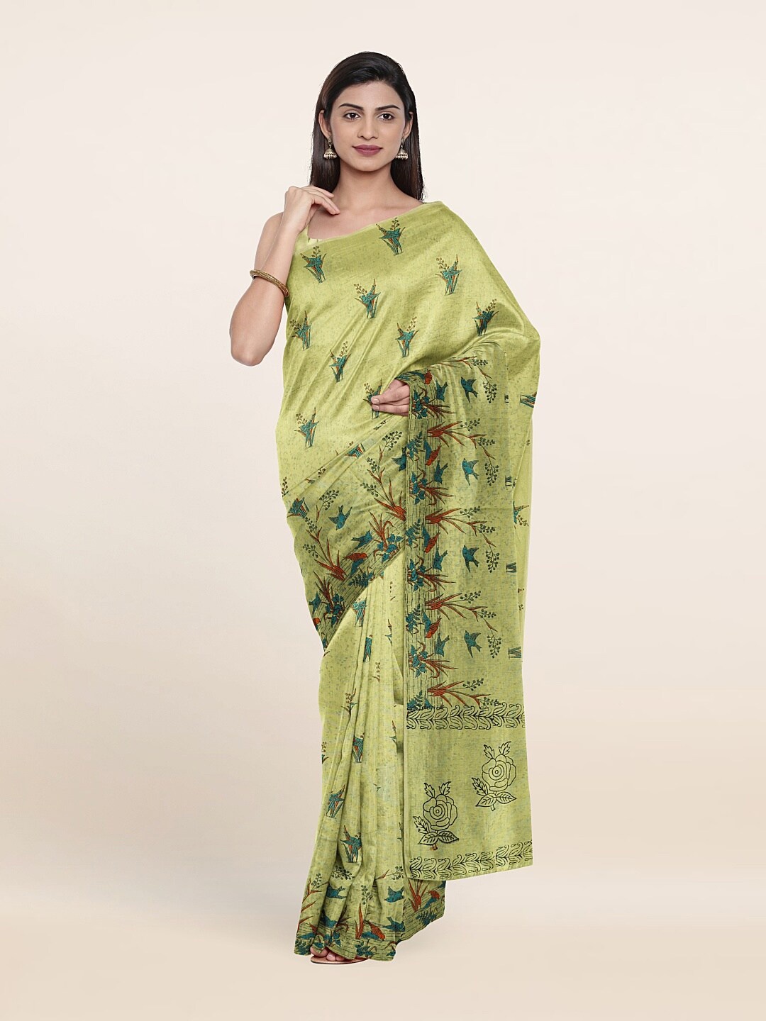 

Pothys Women Green Sarees