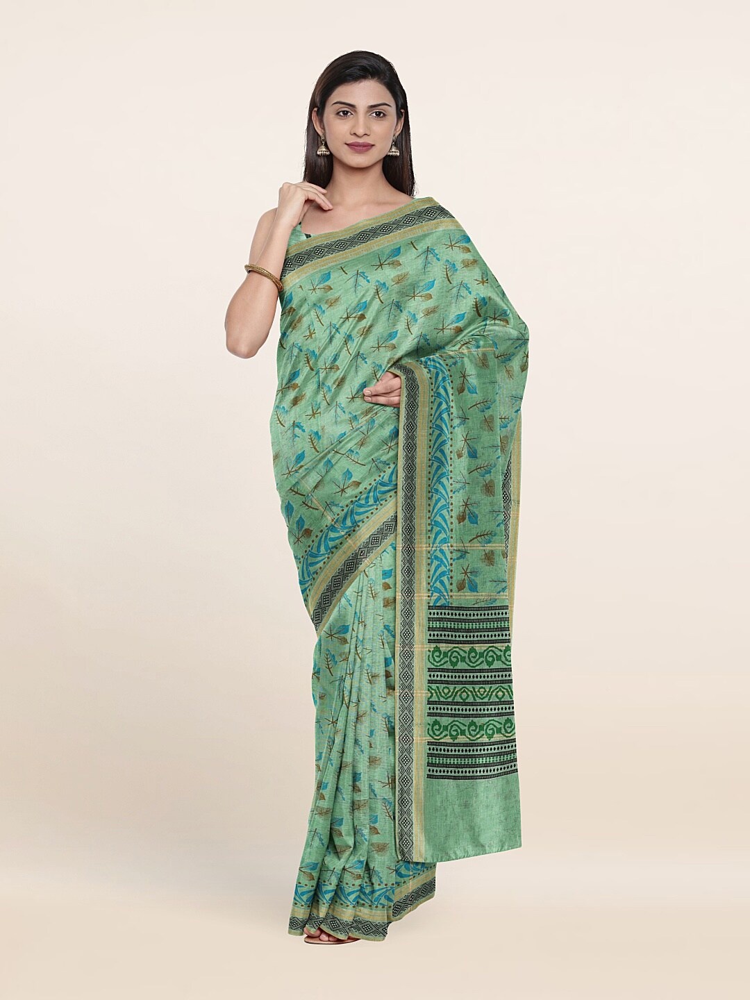 

Pothys Women Green Sarees