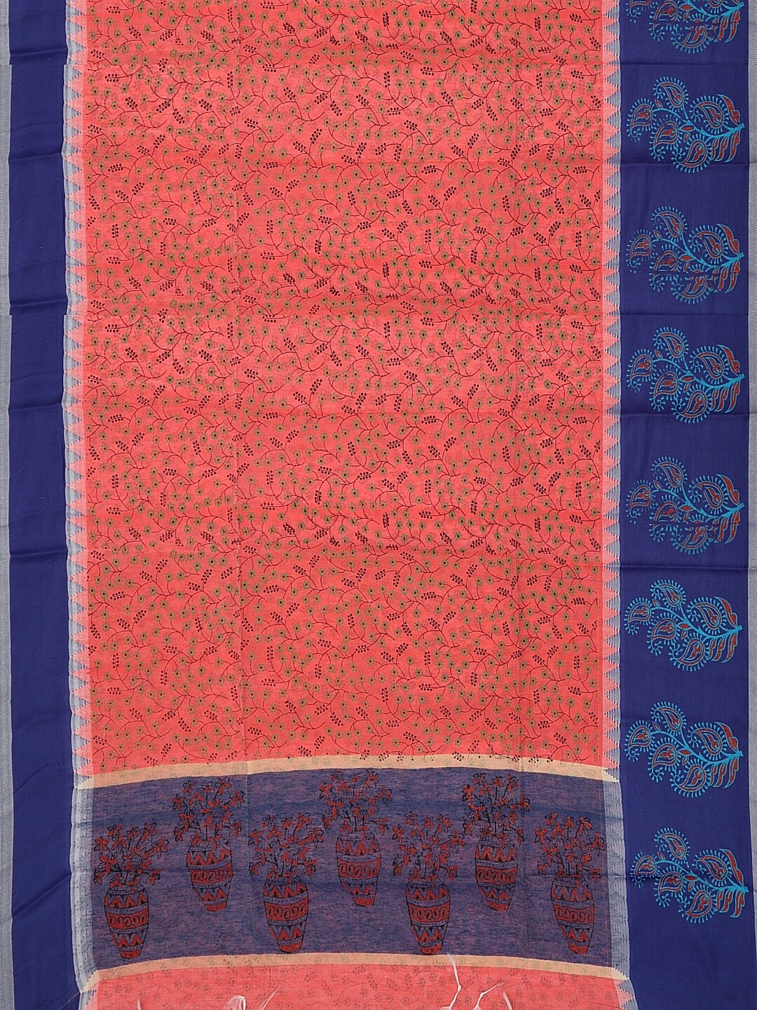 

Pothys Women Peach Sarees