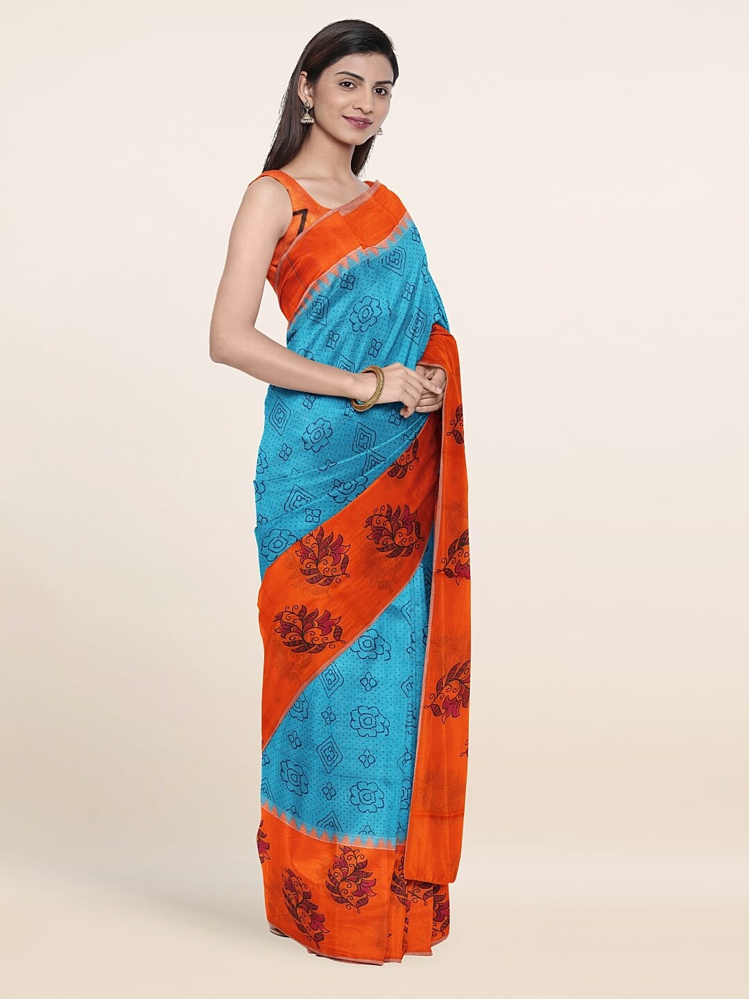 

Pothys Women Blue Sarees