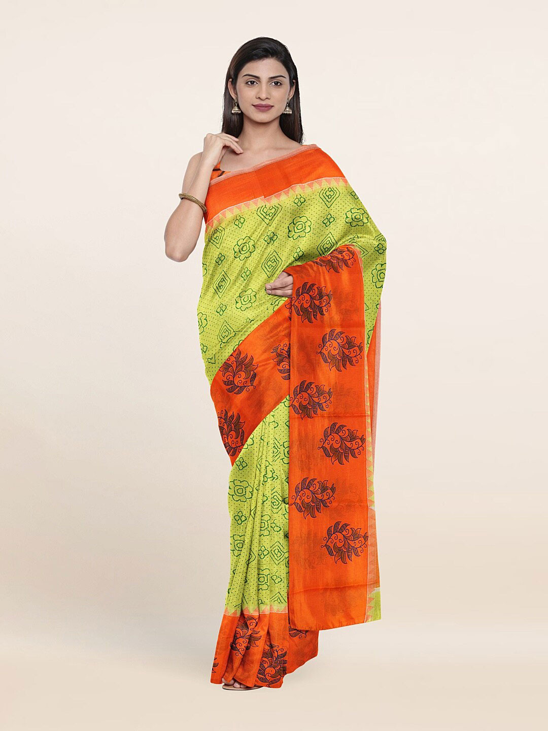 

Pothys Women Green Sarees