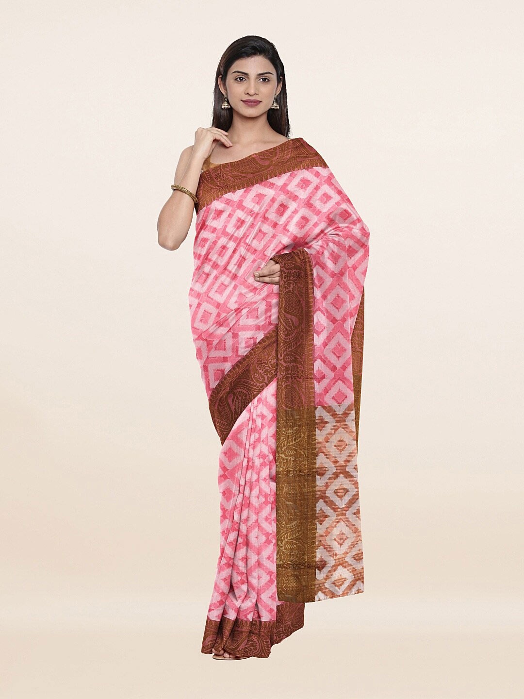 

Pothys Women Pink Sarees