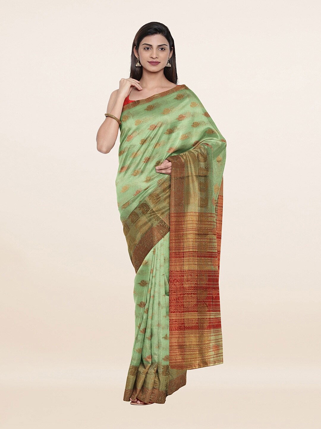 

Pothys Women Green Sarees