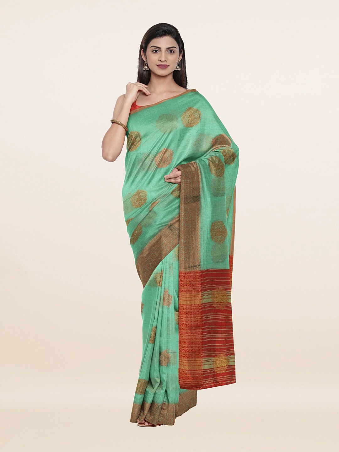 

Pothys Women Green Sarees