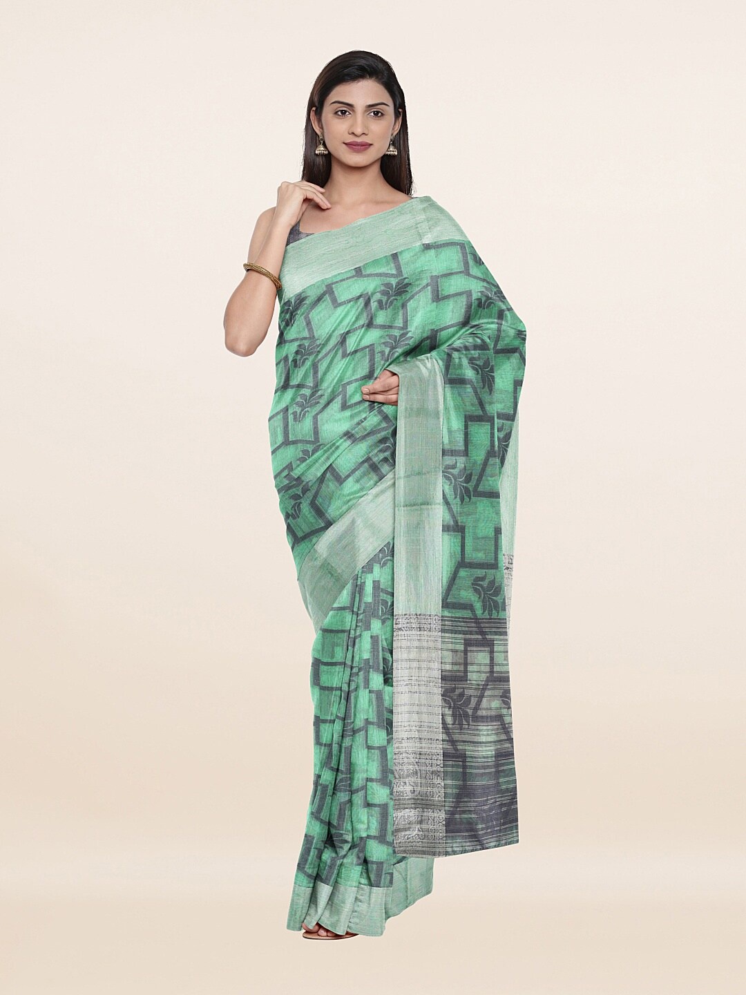 

Pothys Women Green Sarees