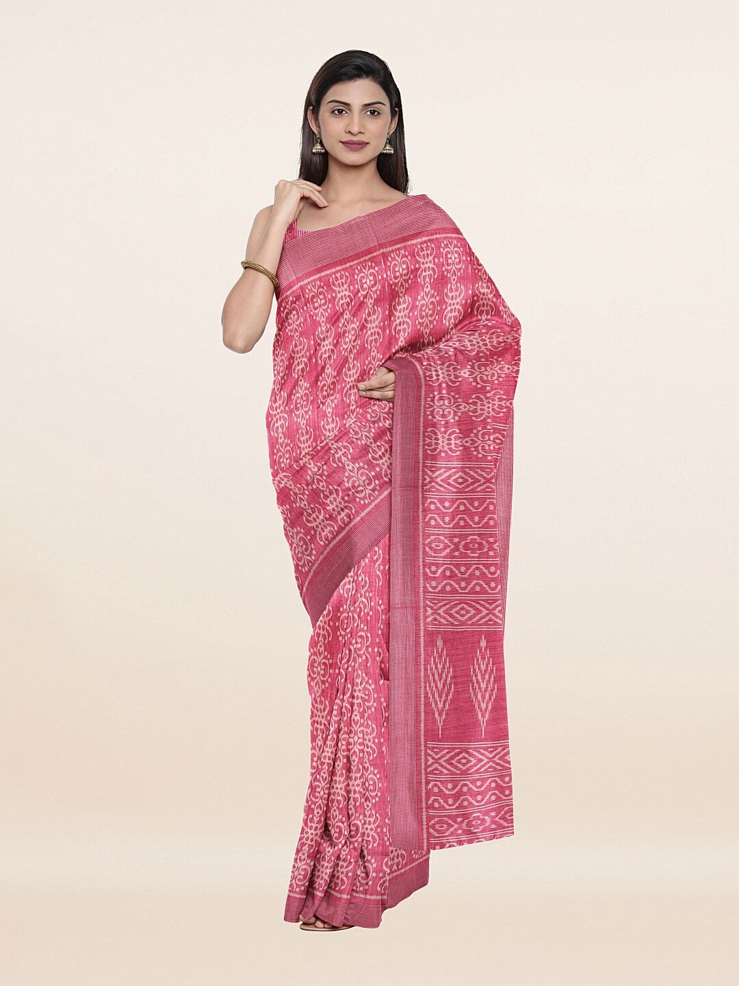 

Pothys Women Pink Sarees