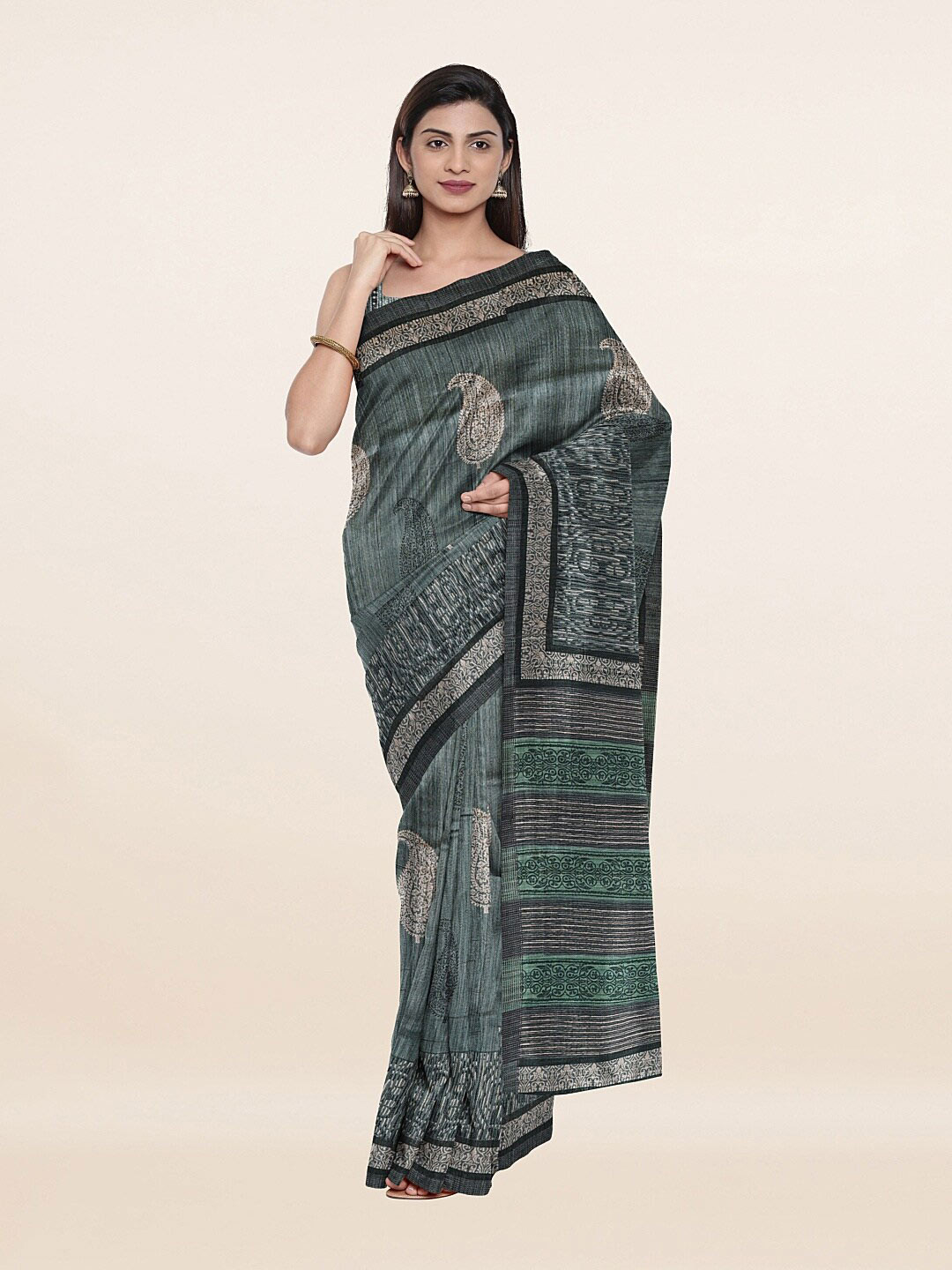 

Pothys Women Green Sarees