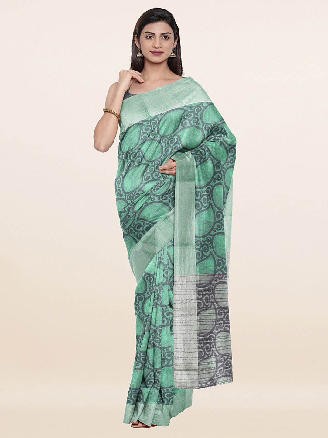 

Pothys Women Green Sarees