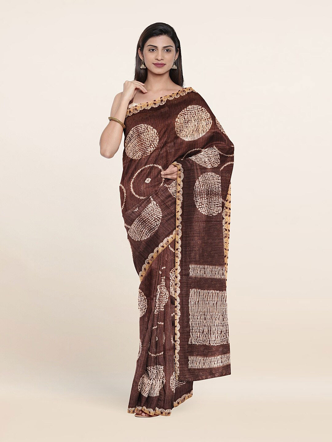 

Pothys Women Brown Sarees