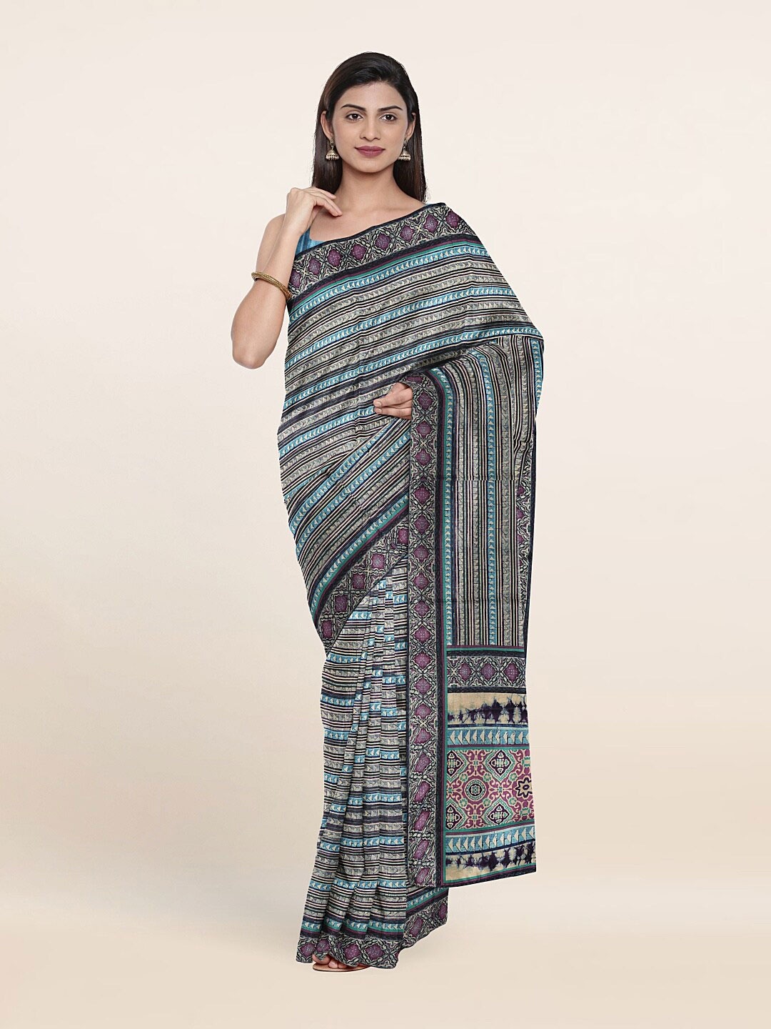 

Pothys Women Multi Sarees, Black