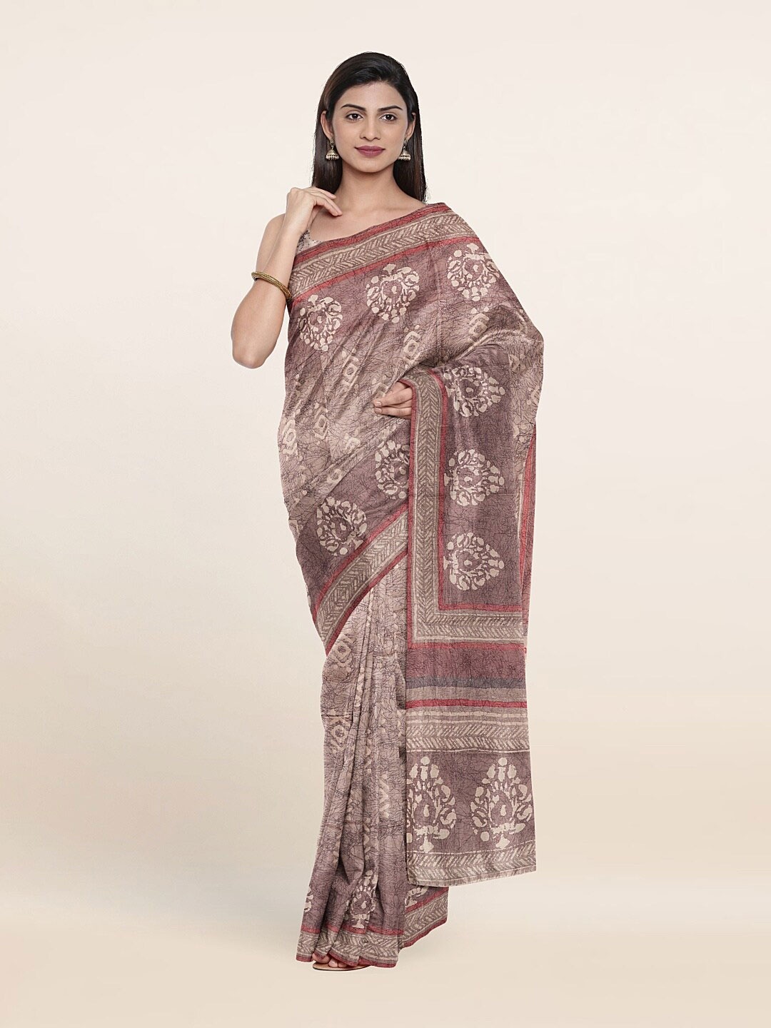 

Pothys Women Grey Sarees