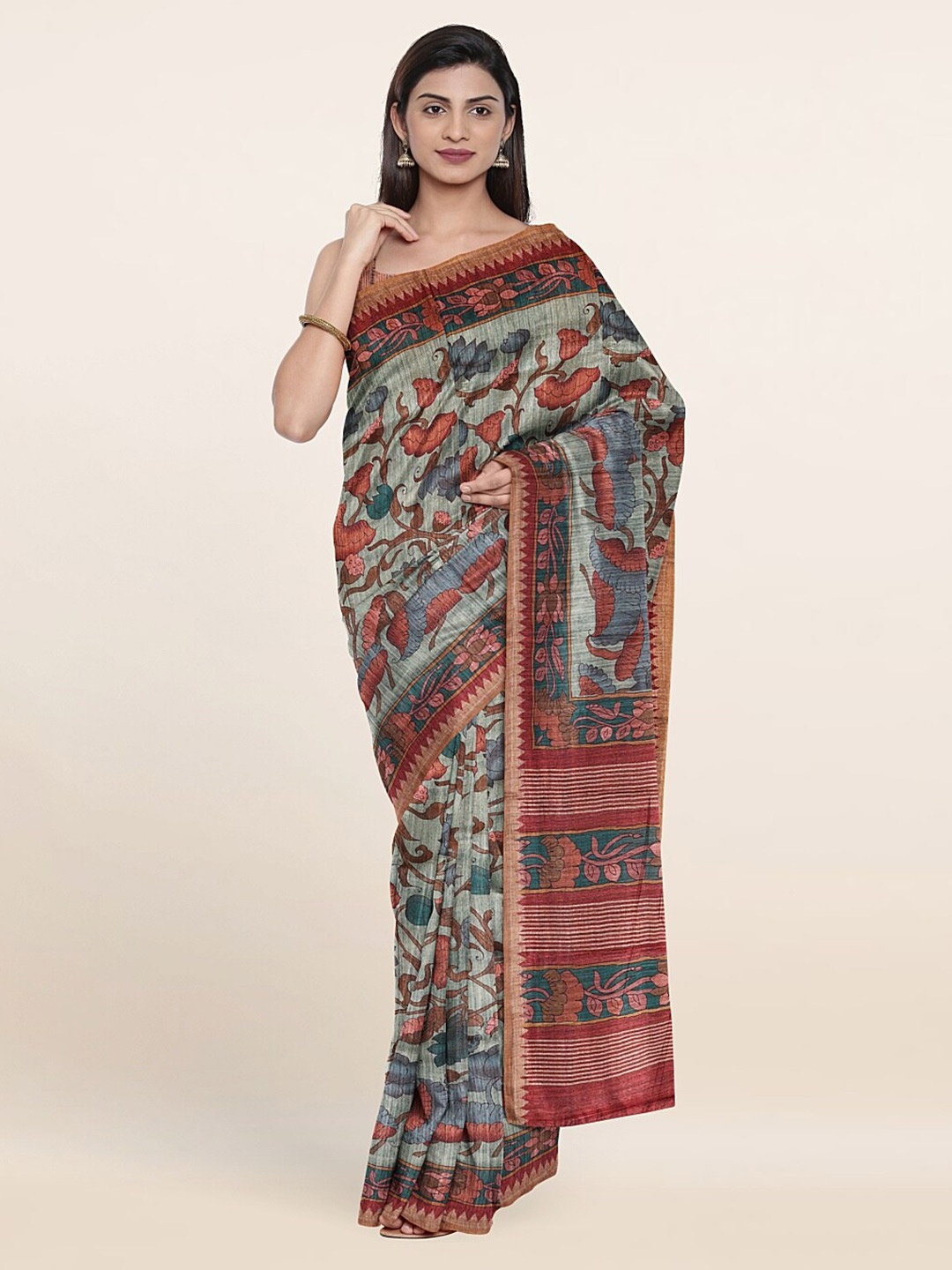 

Pothys Women Green Sarees