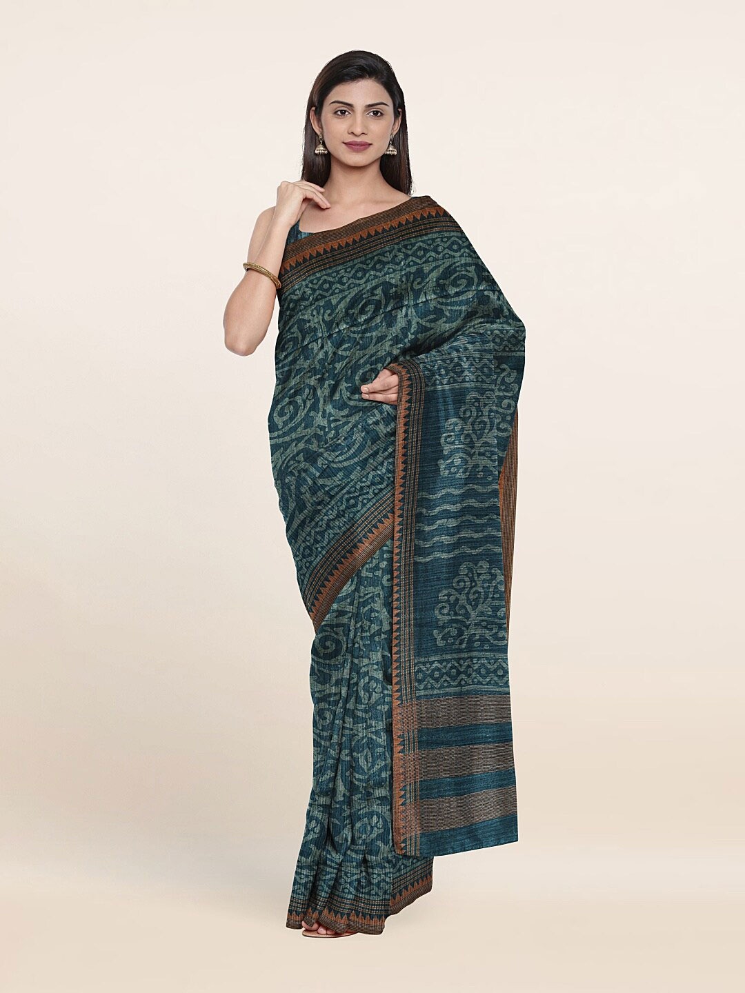 

Pothys Women Blue Sarees
