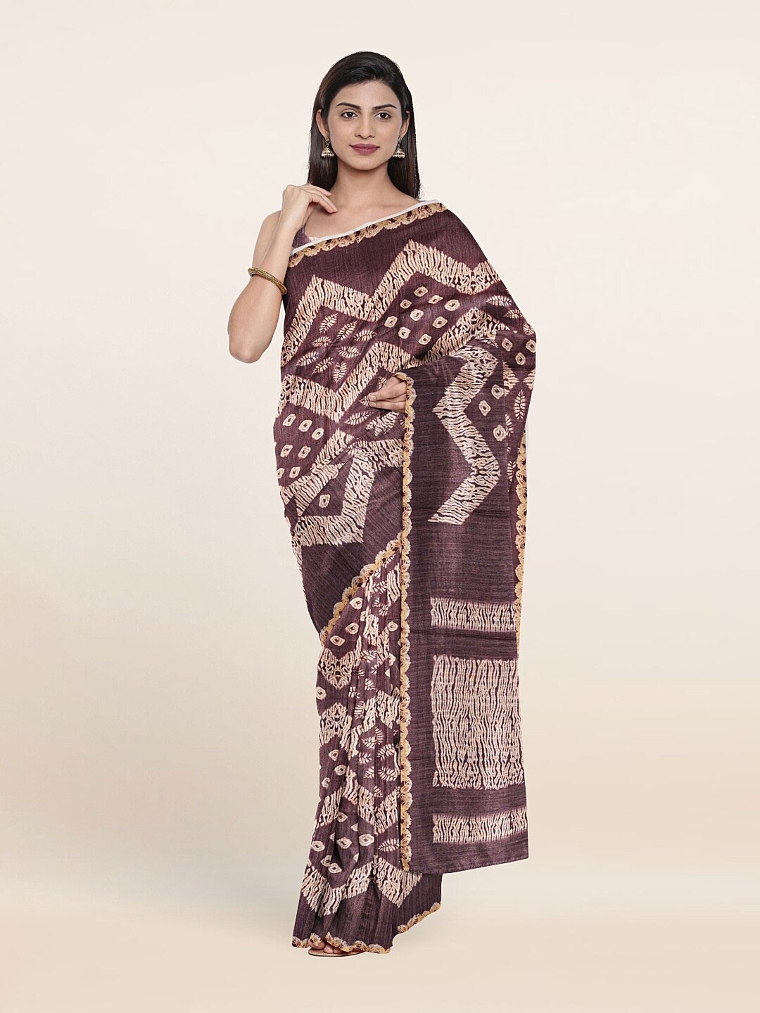 

Pothys Women Purple Sarees