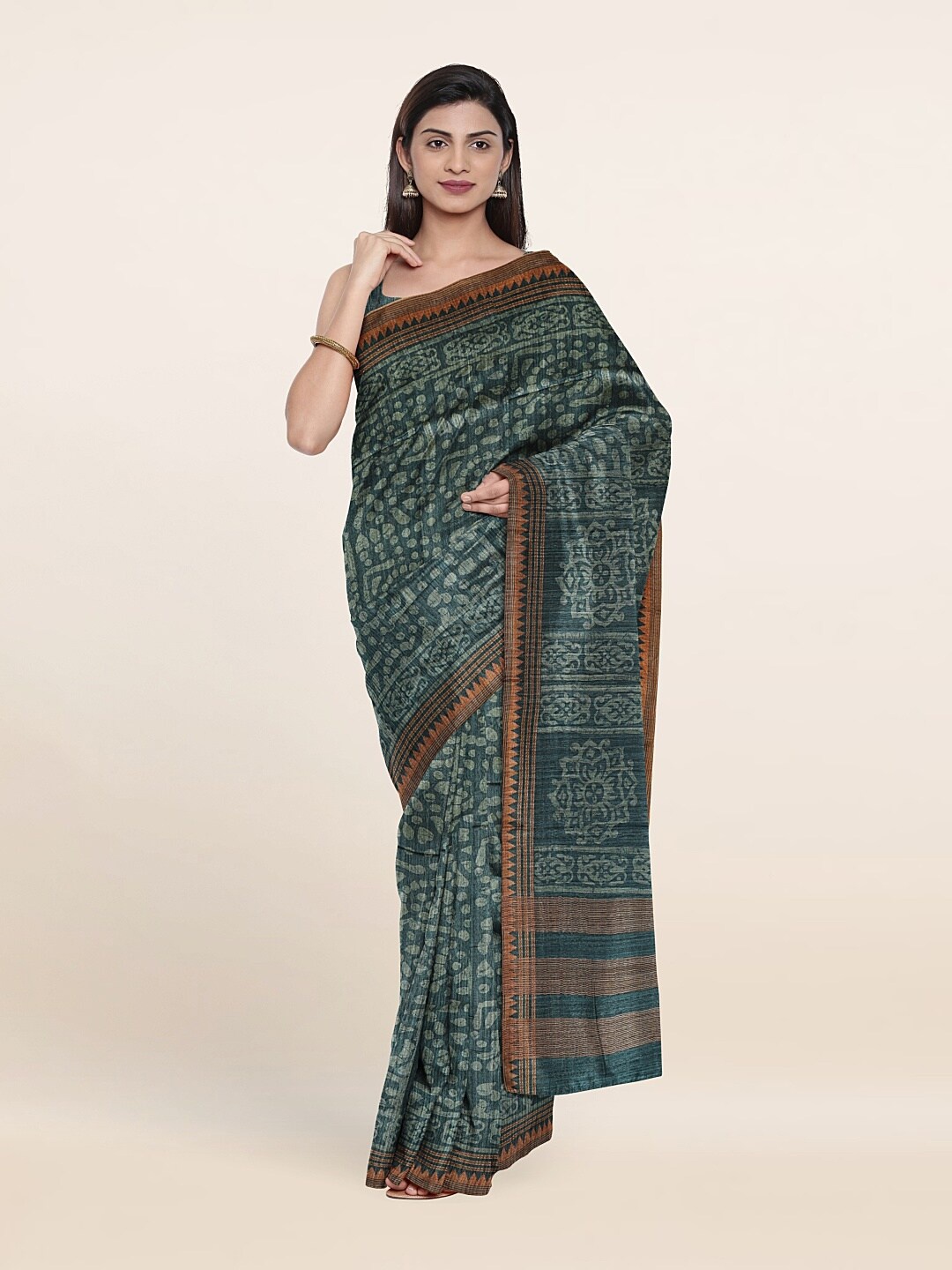 

Pothys Women Green Sarees