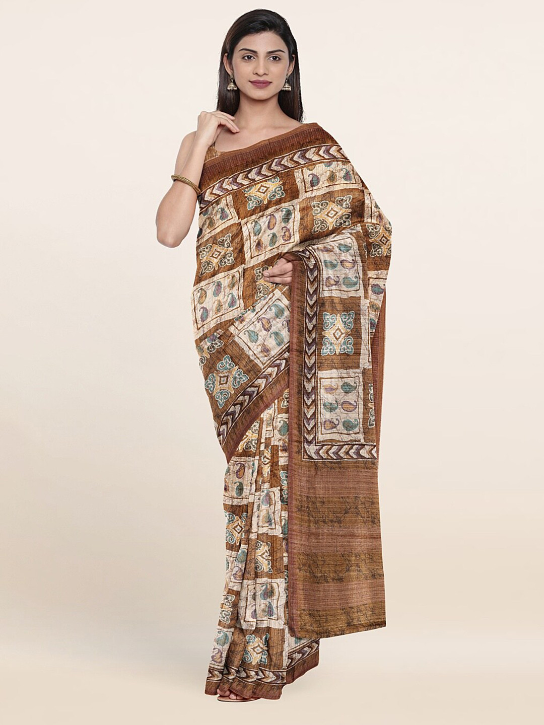 

Pothys Women Mustard Sarees