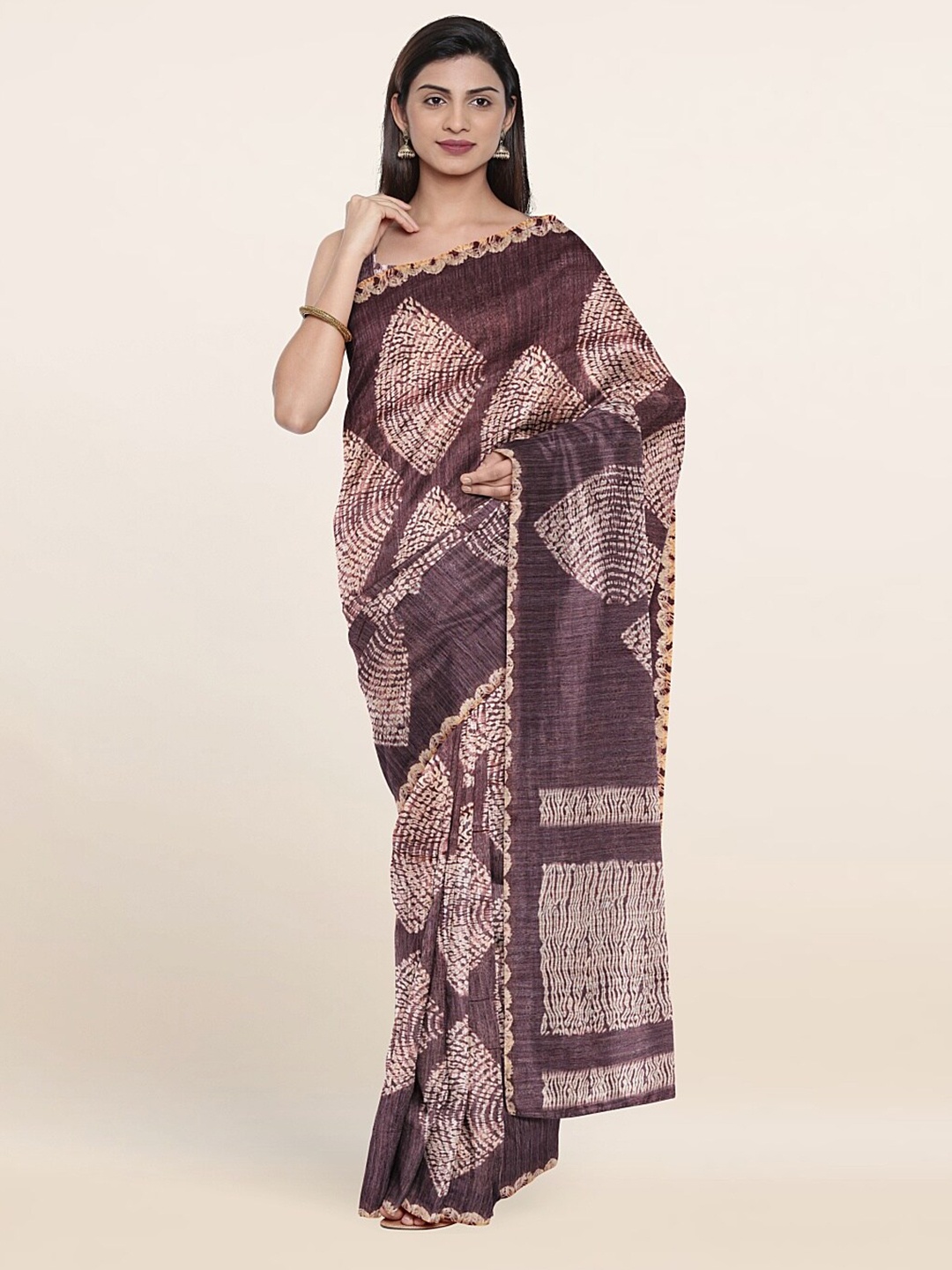 

Pothys Women Purple Sarees