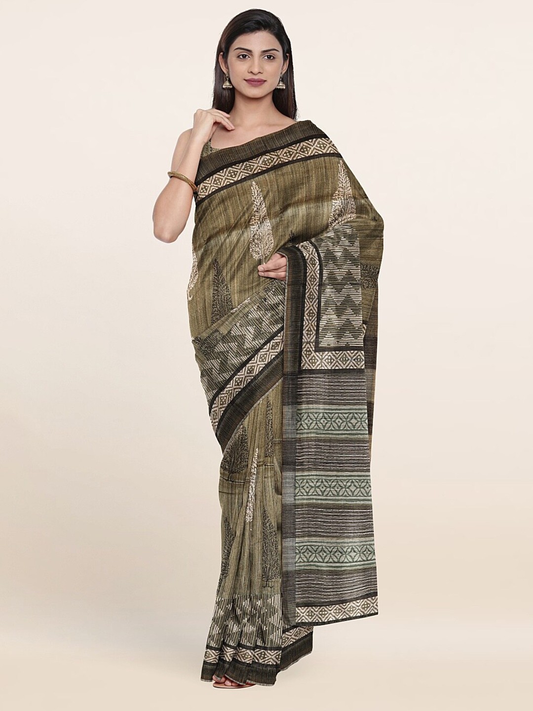 

Pothys Women Green Sarees