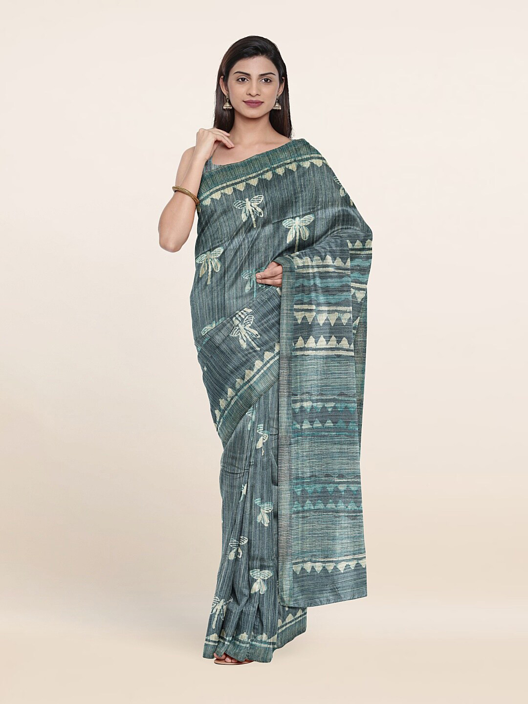 

Pothys Women Blue Sarees