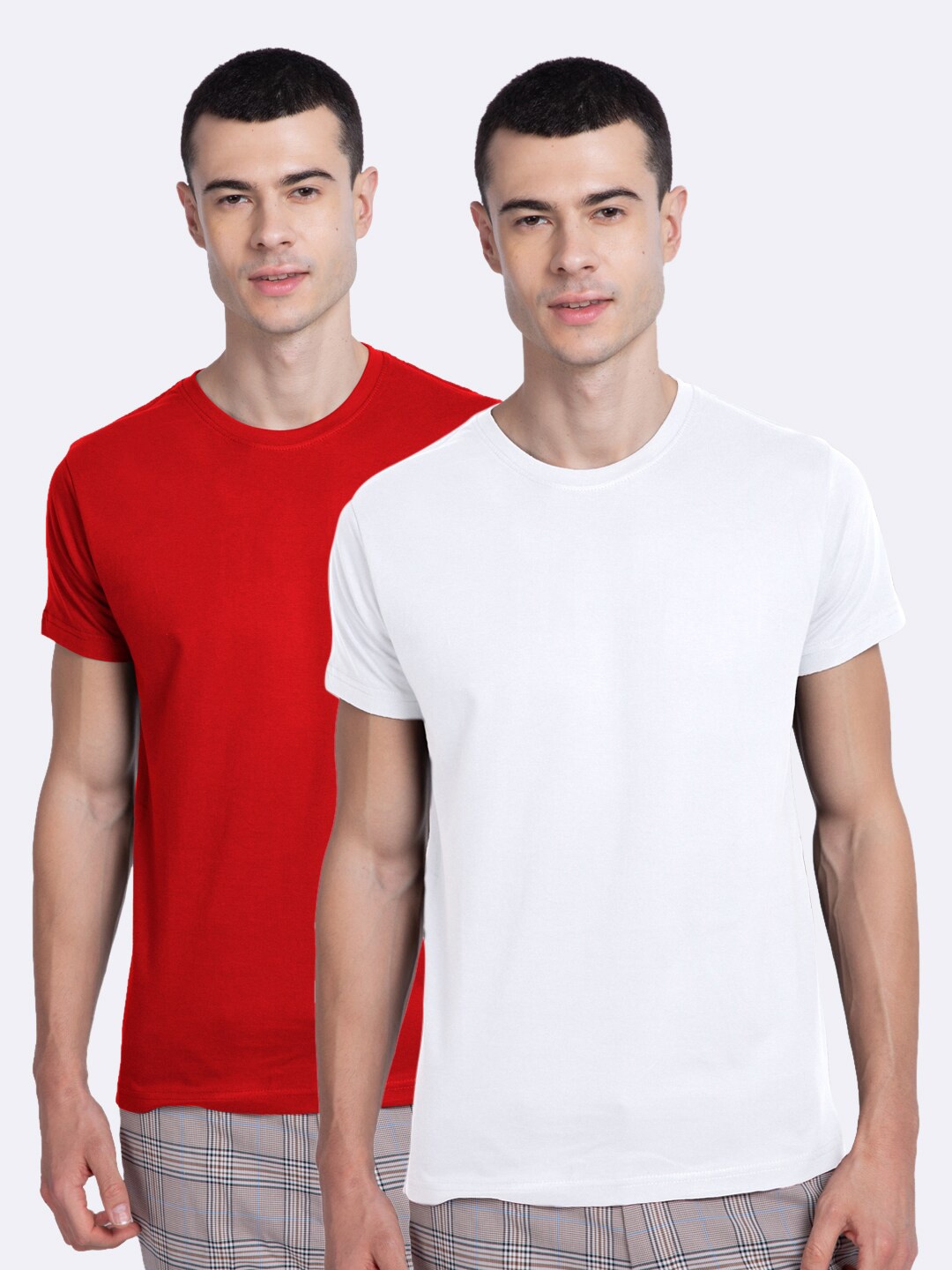 

Bewakoof Men Red 2 T-shirt