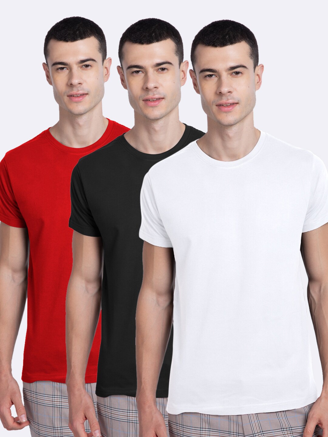 

Bewakoof Men White 2 T-shirt