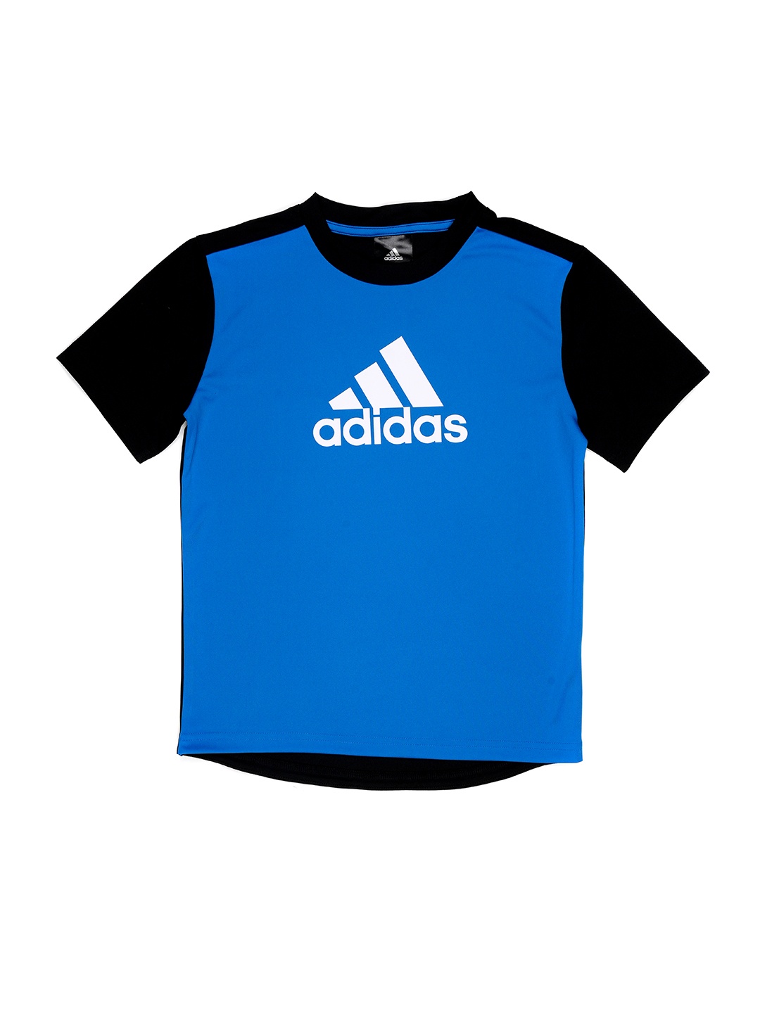 

ADIDAS Boys Blue & Black Printed Badge Of Sports T-shirt