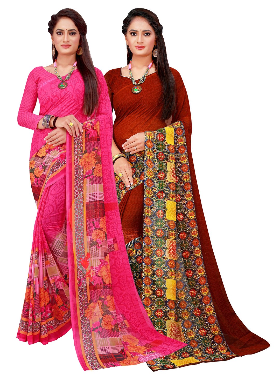 

Florence Women Magenta Sarees