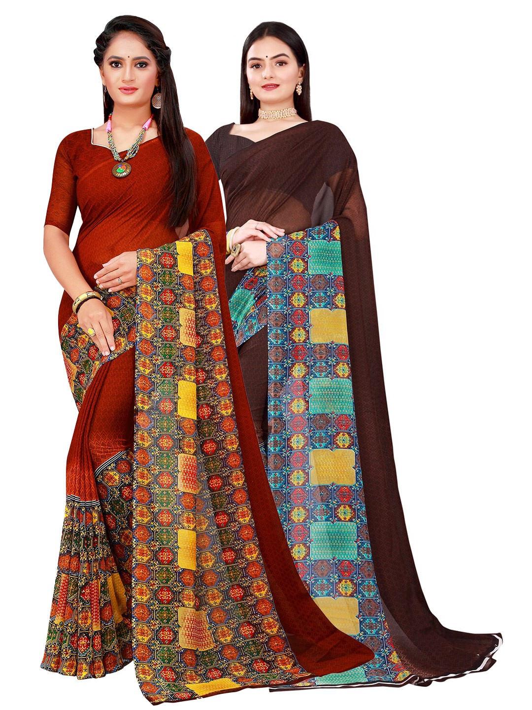 

Florence Women Navy Blue Sarees