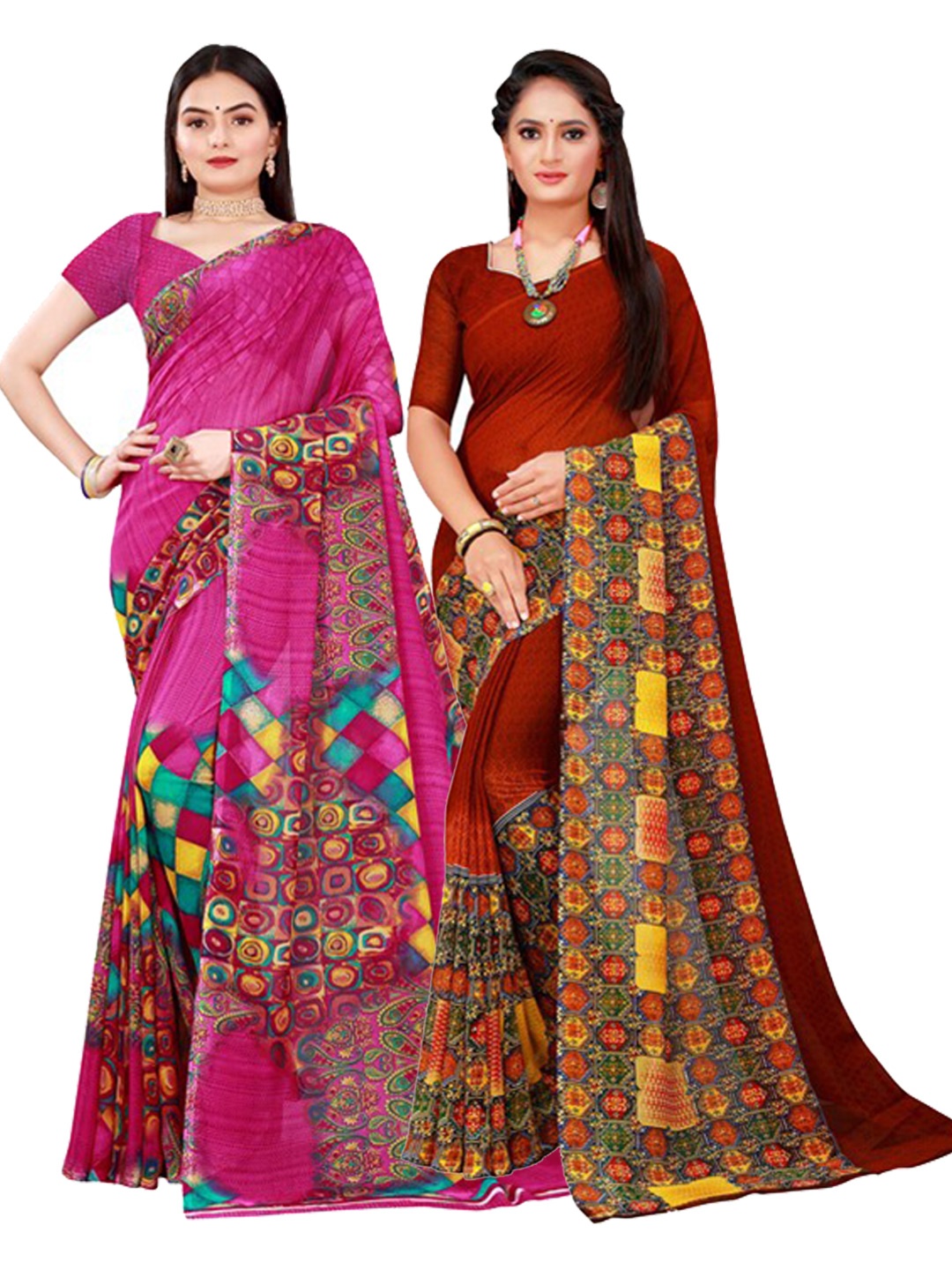 

Florence Women Red Sarees