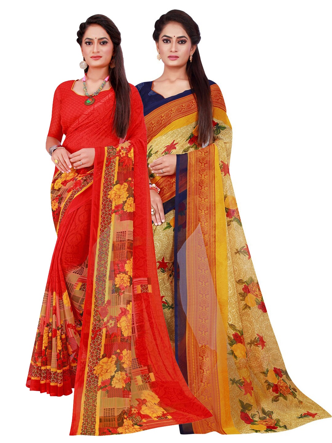 

Florence Women Beige Sarees