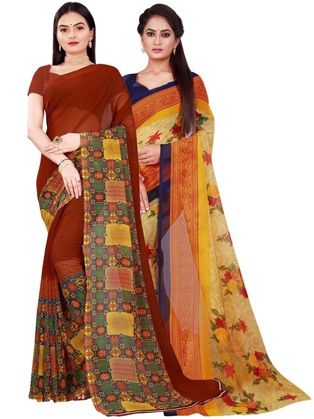 

Florence Women Beige Sarees