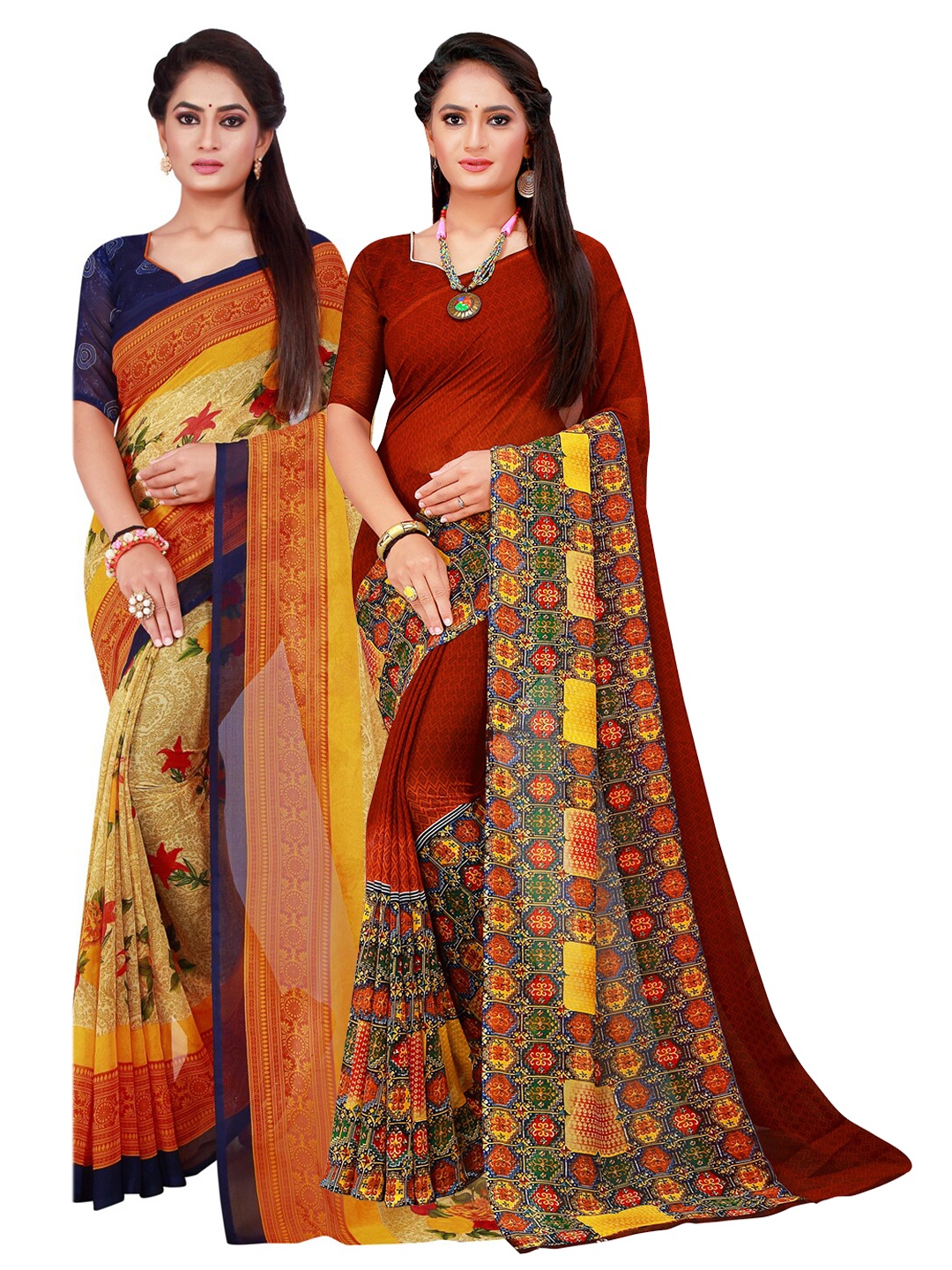

Florence Women Beige Sarees