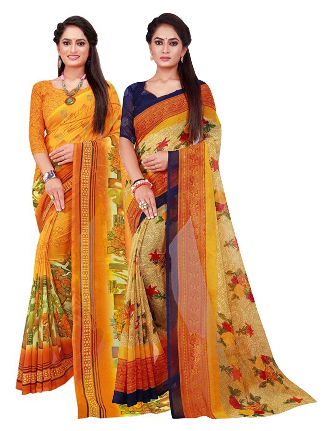 

Florence Women Beige Sarees