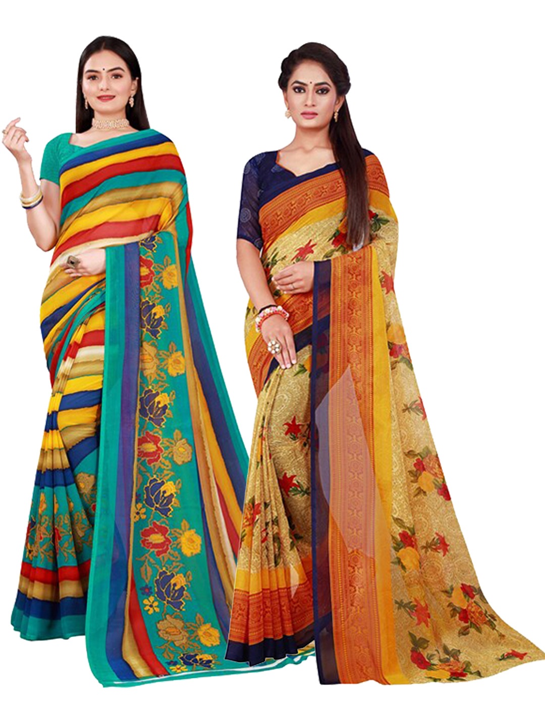 

Florence Women Multi Sarees, Beige