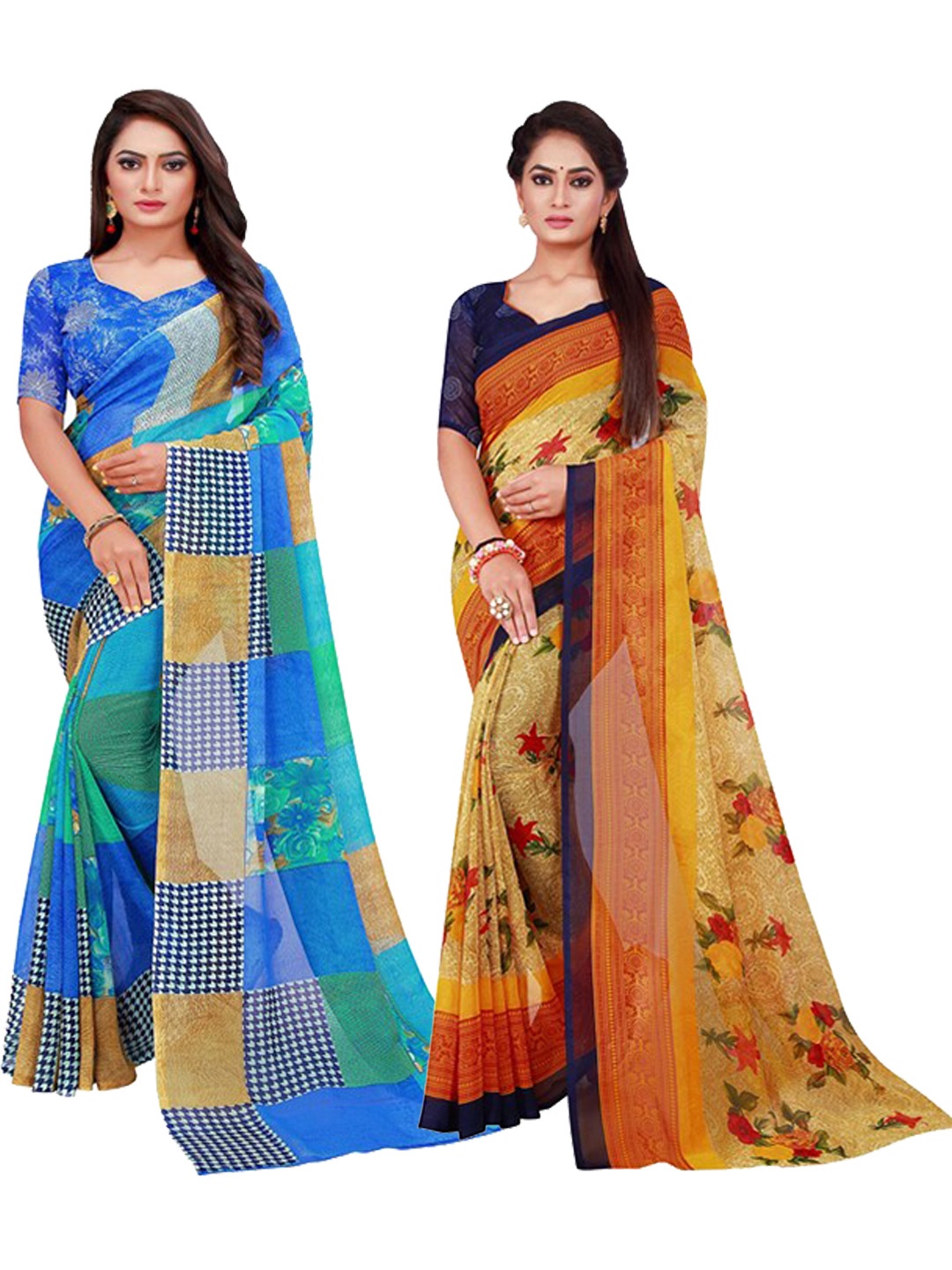 

Florence Women Blue Sarees