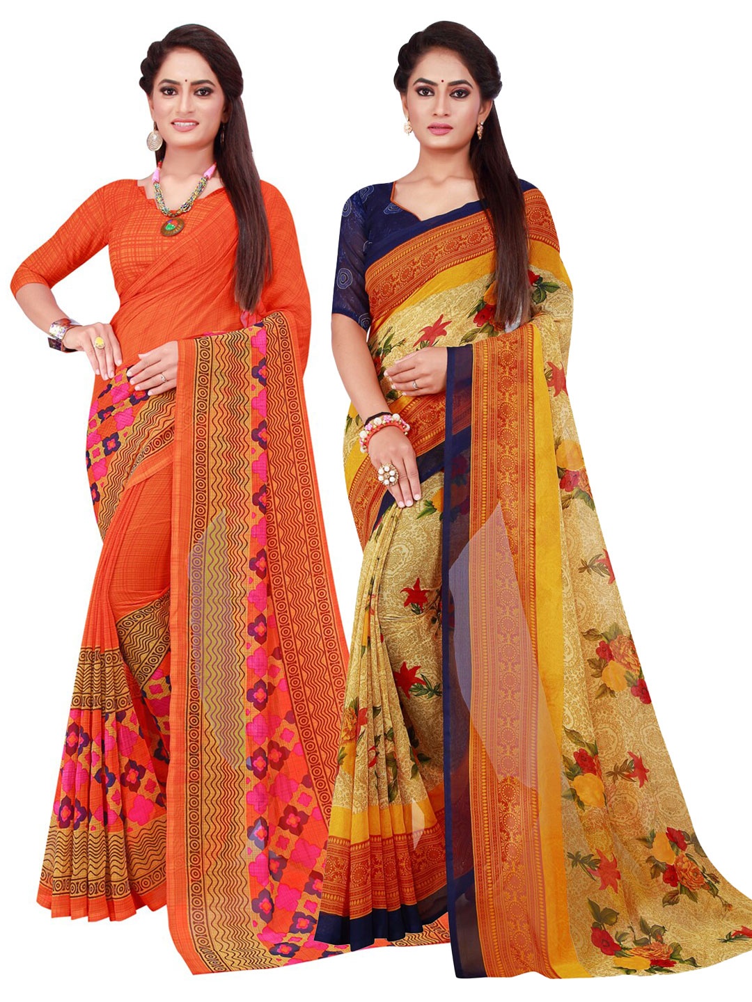 

Florence Women Red Sarees