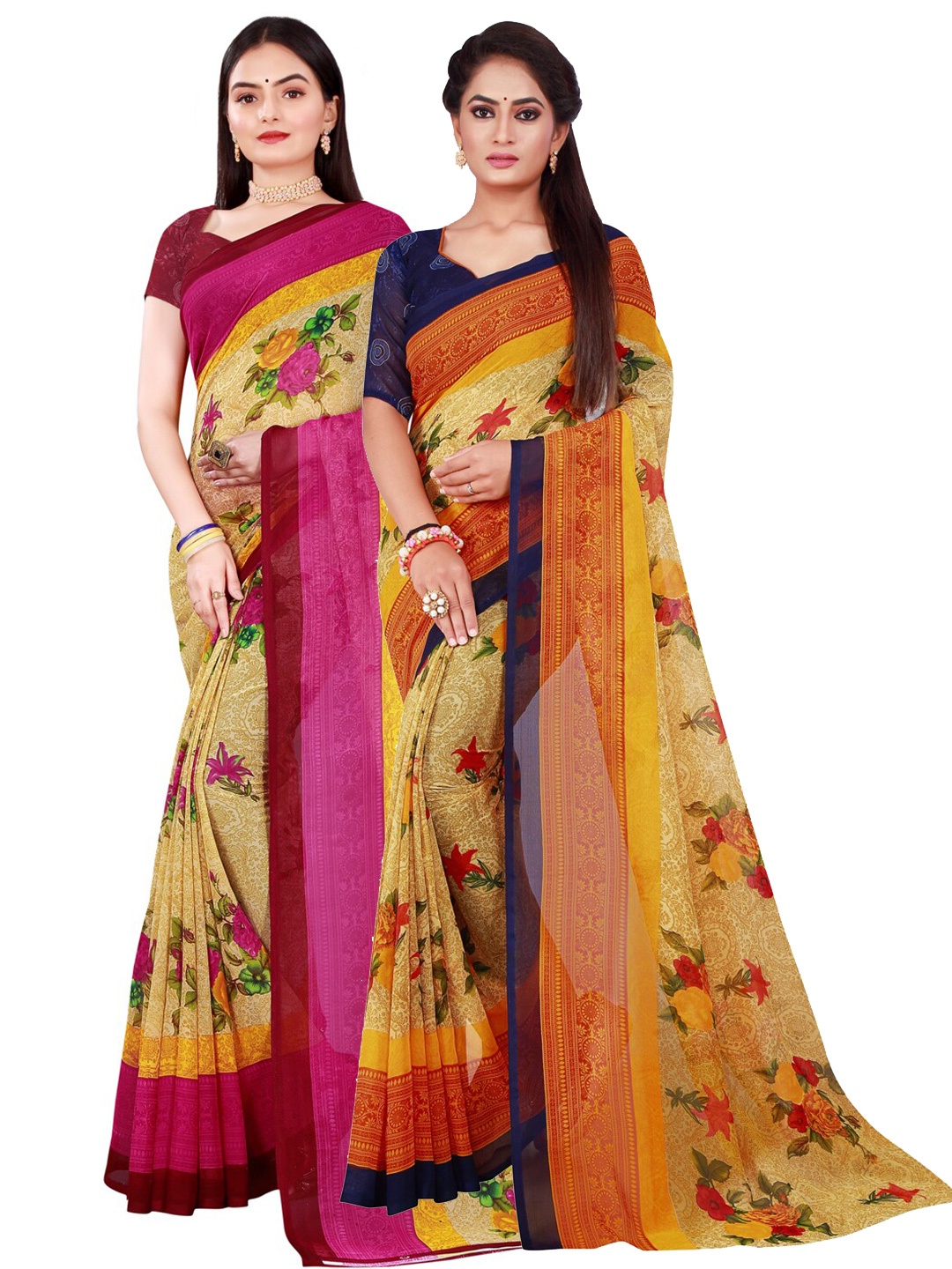 

Florence Women Beige Sarees