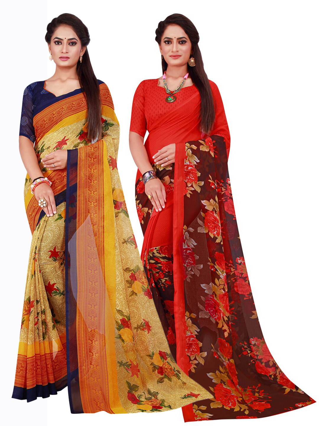 

Florence Women Beige Sarees