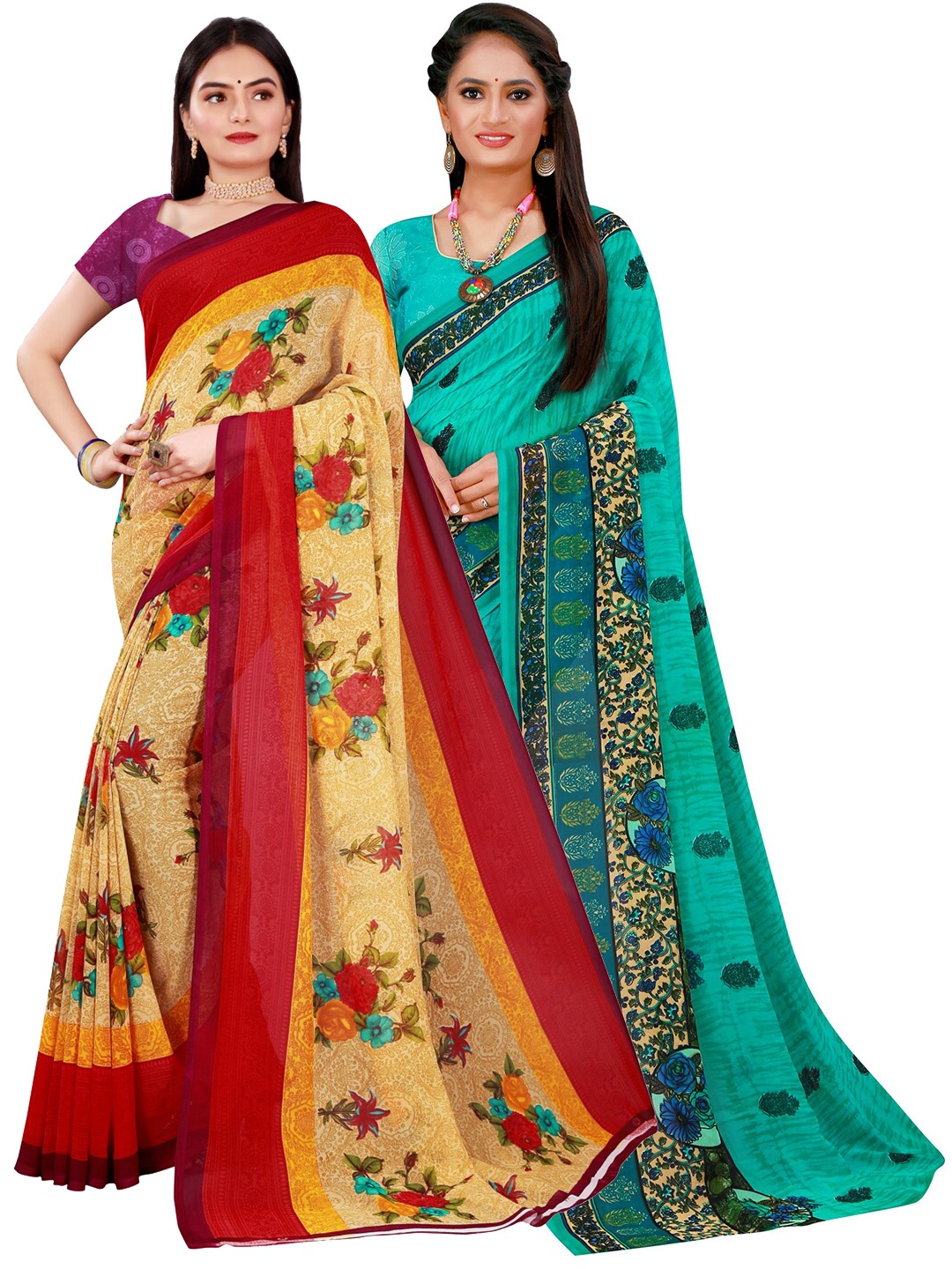 

Florence Women Beige Sarees