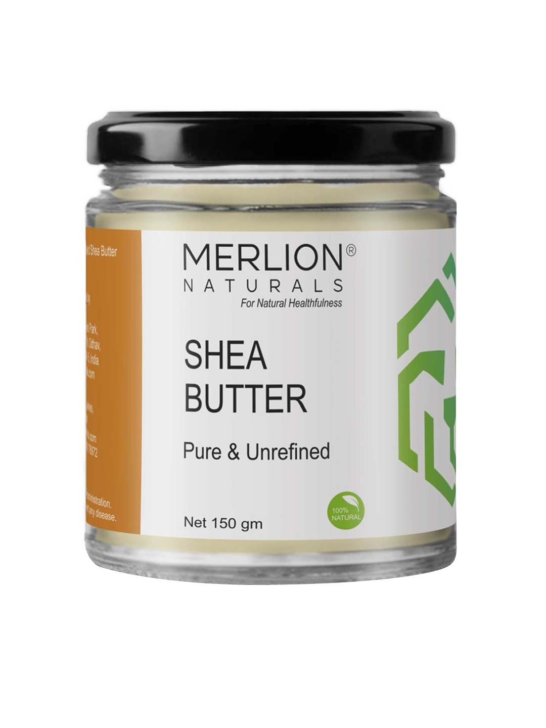 

MERLION NATURALS Shea Butter Pure & Unrefined Face Moisturiser - 150 g, White