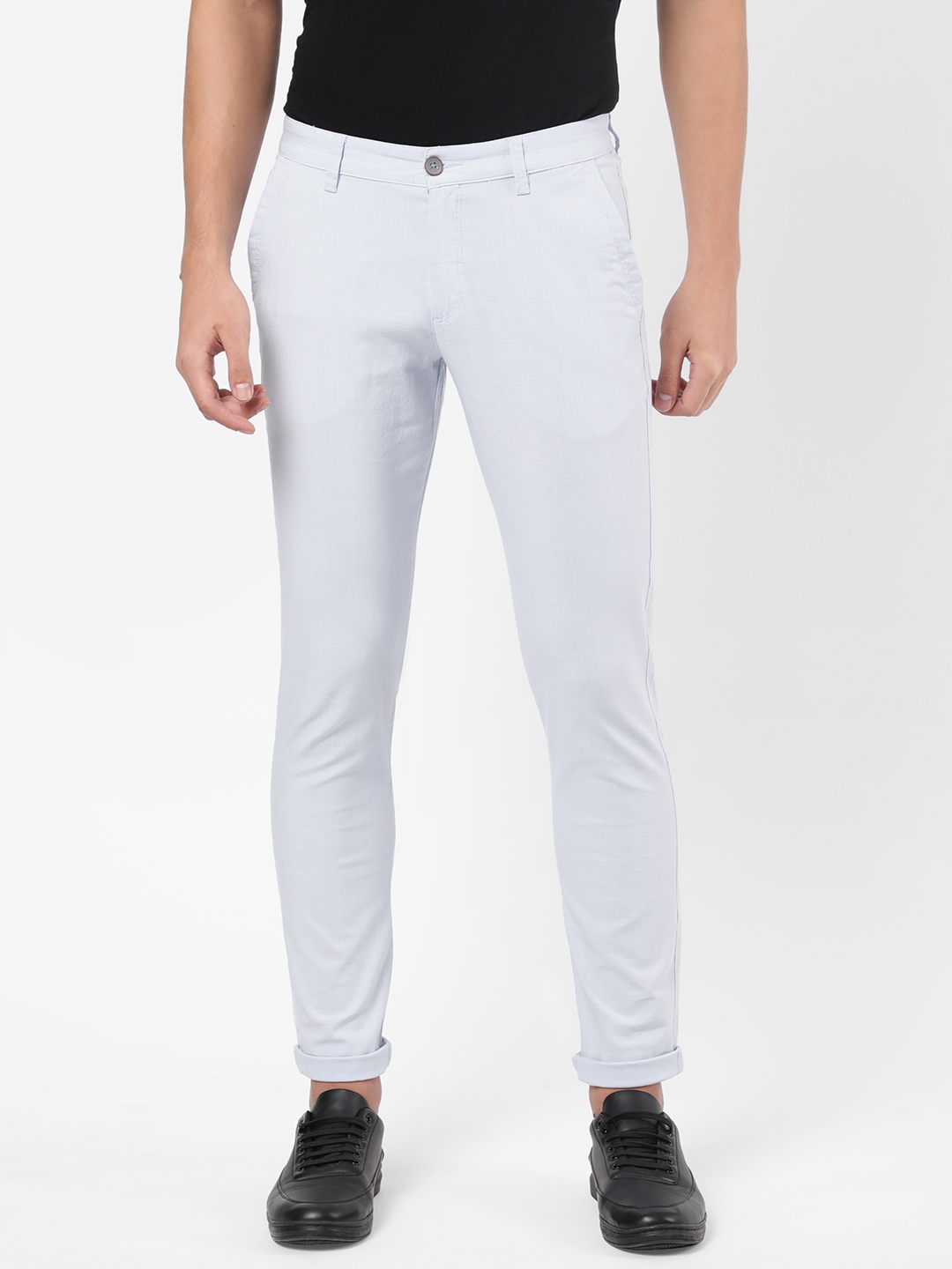 

AD By Arvind Men Blue Trousers