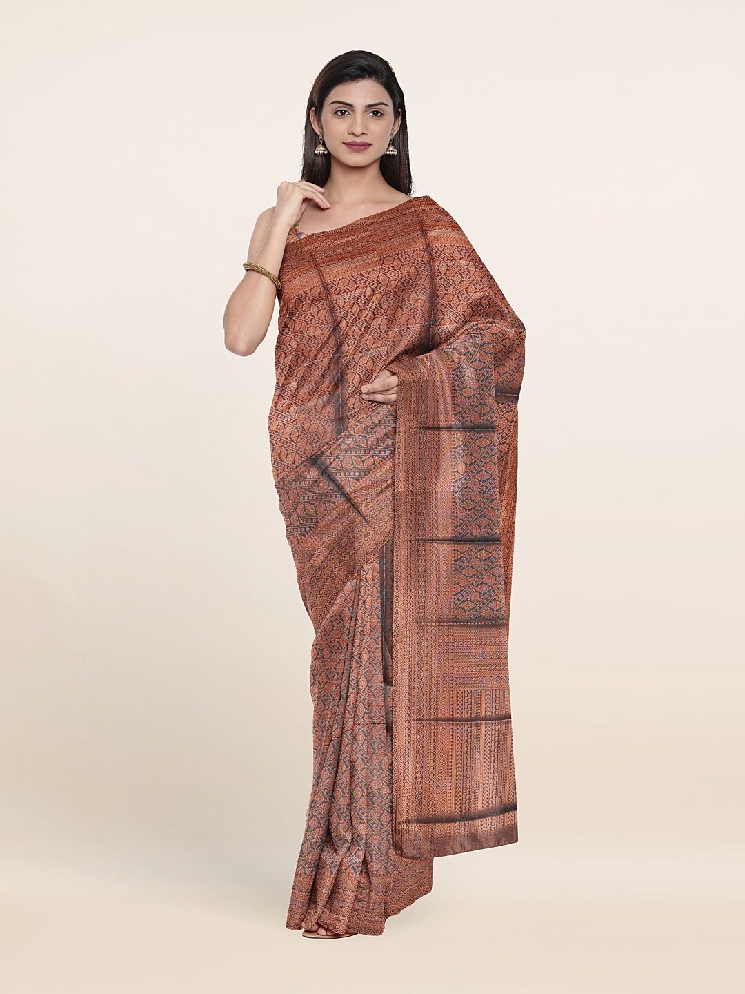 

Pothys Women Grey Sarees