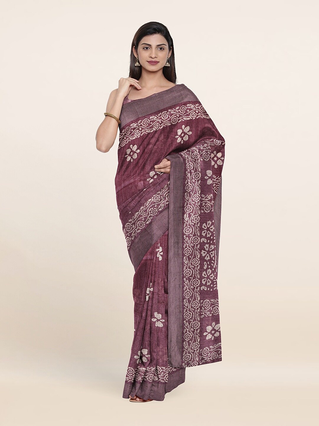

Pothys Women Mauve Sarees